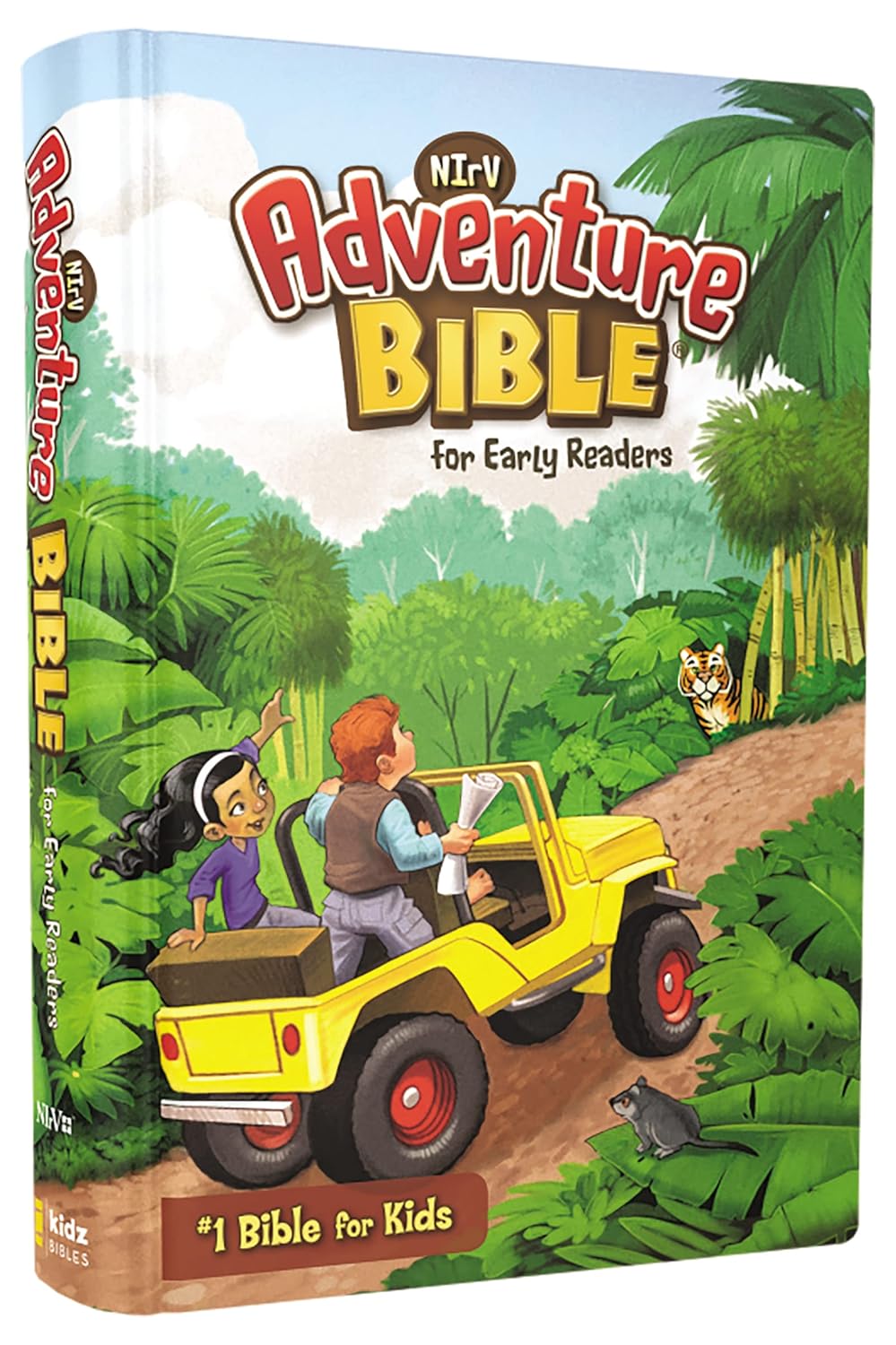 NIrV, Adventure Bible for Early Readers, Hardcover, Full Color, Magnetic Closure, Lion