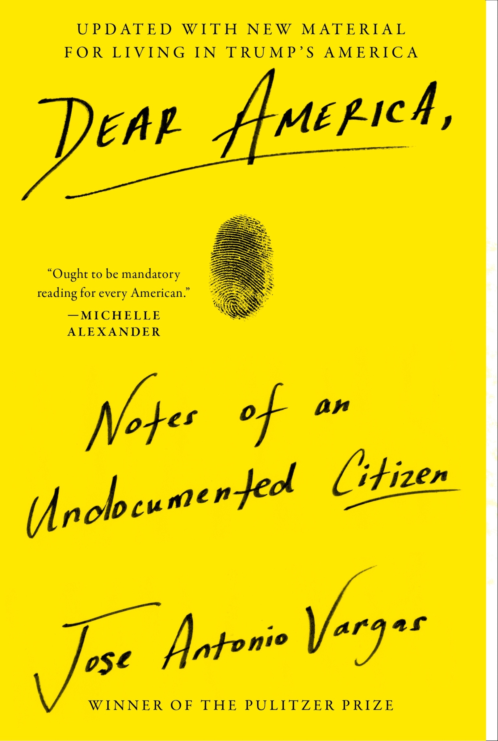 Dear America by Jose Antonio Vargas