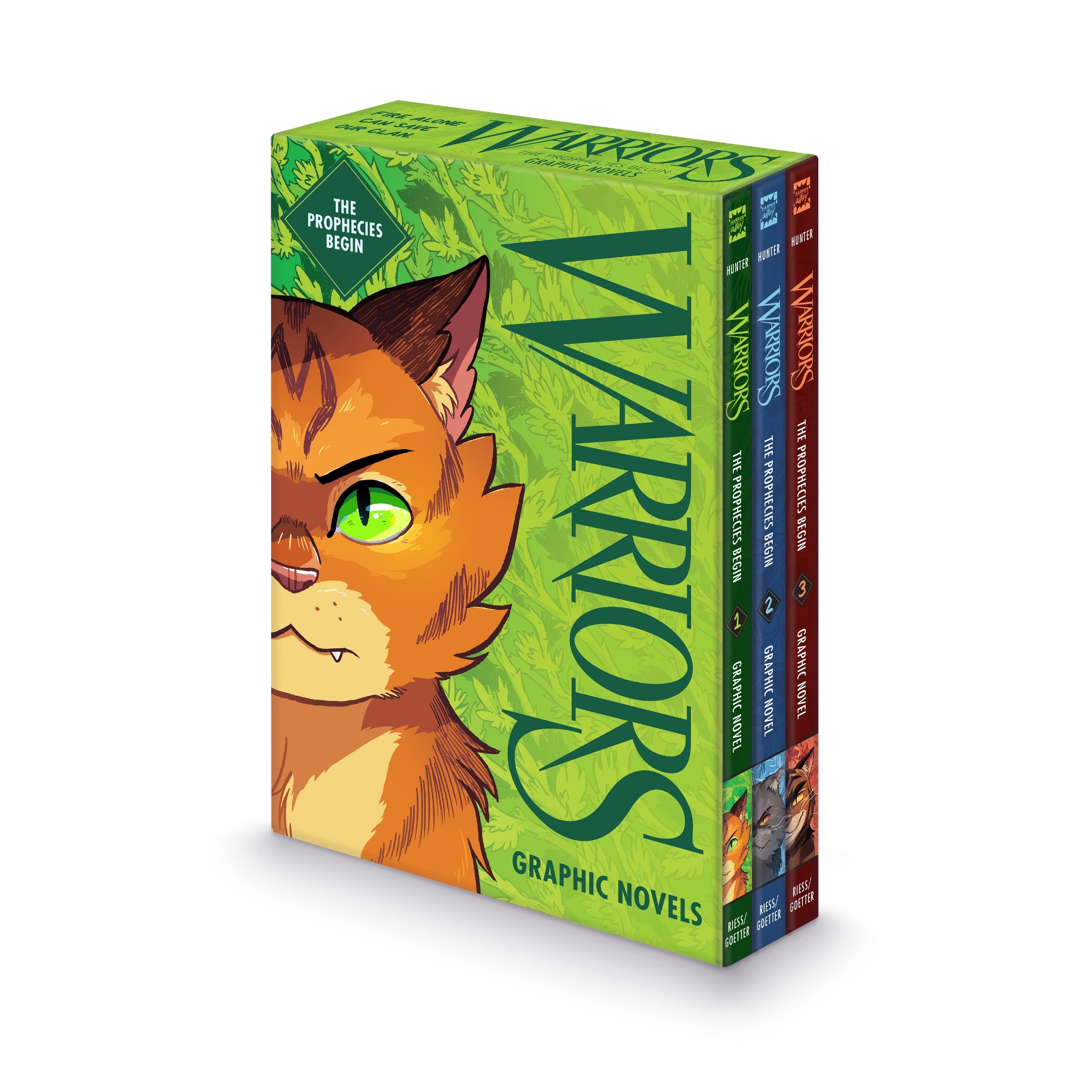 Warriors Graphic Novel: the Prophecies Begin #1-#3 by Erin Hunter