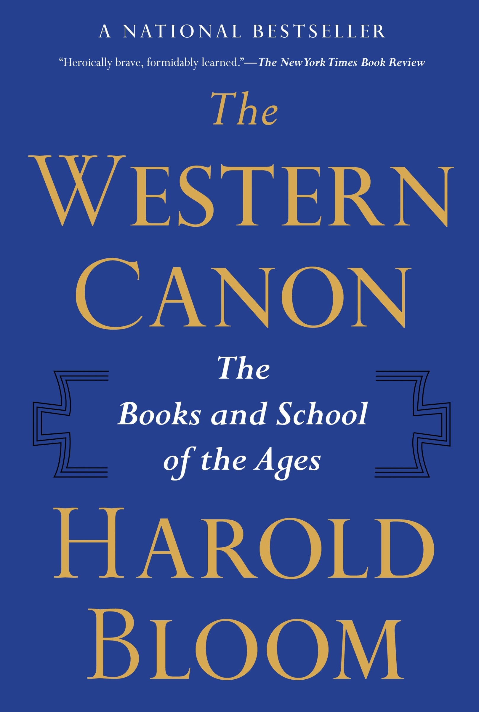 The Western Canon by Harold Bloom