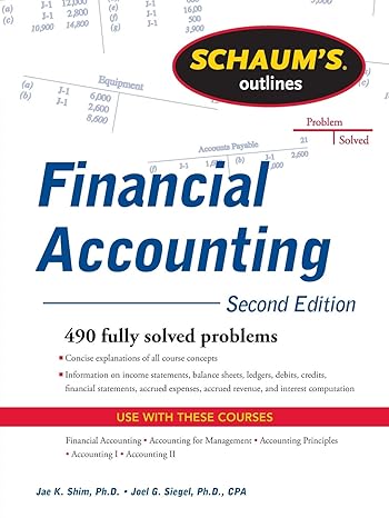 Schaum's Outline of Financial Accounting, 2nd Edition by Jae K. Shim