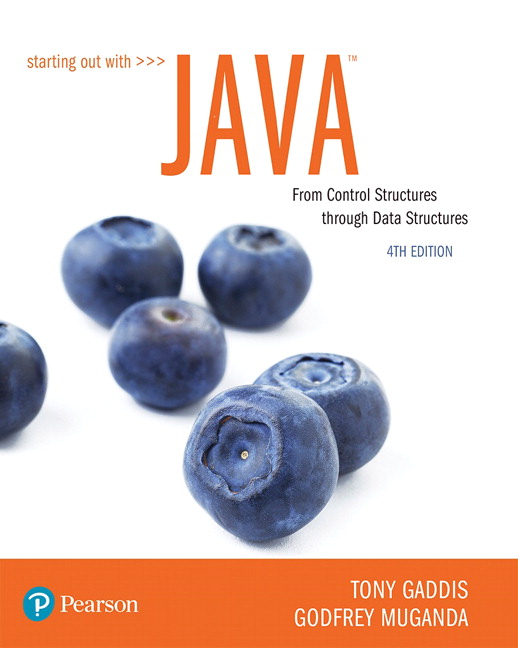 Starting Out With Java by Tony Gaddis