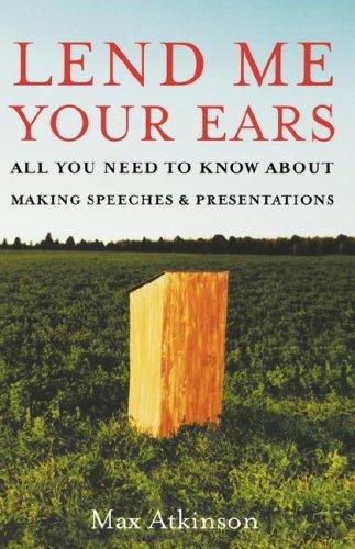 Lend Me Your Ears by Max Atkinson