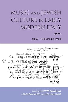 Music and Jewish Culture in Early Modern Italy