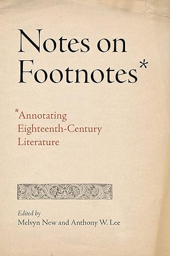Notes on Footnotes by Melvyn New