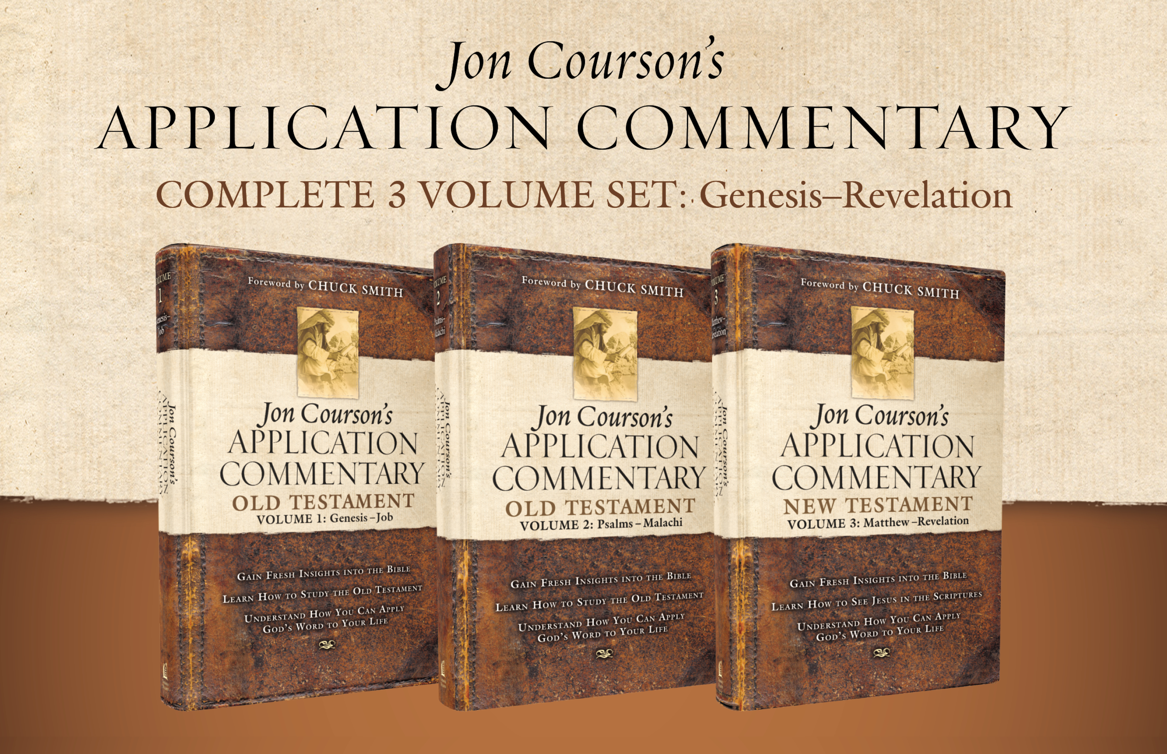 Jon Courson's Application Commentary, Complete 3-volume Set: Genesis - Revelation