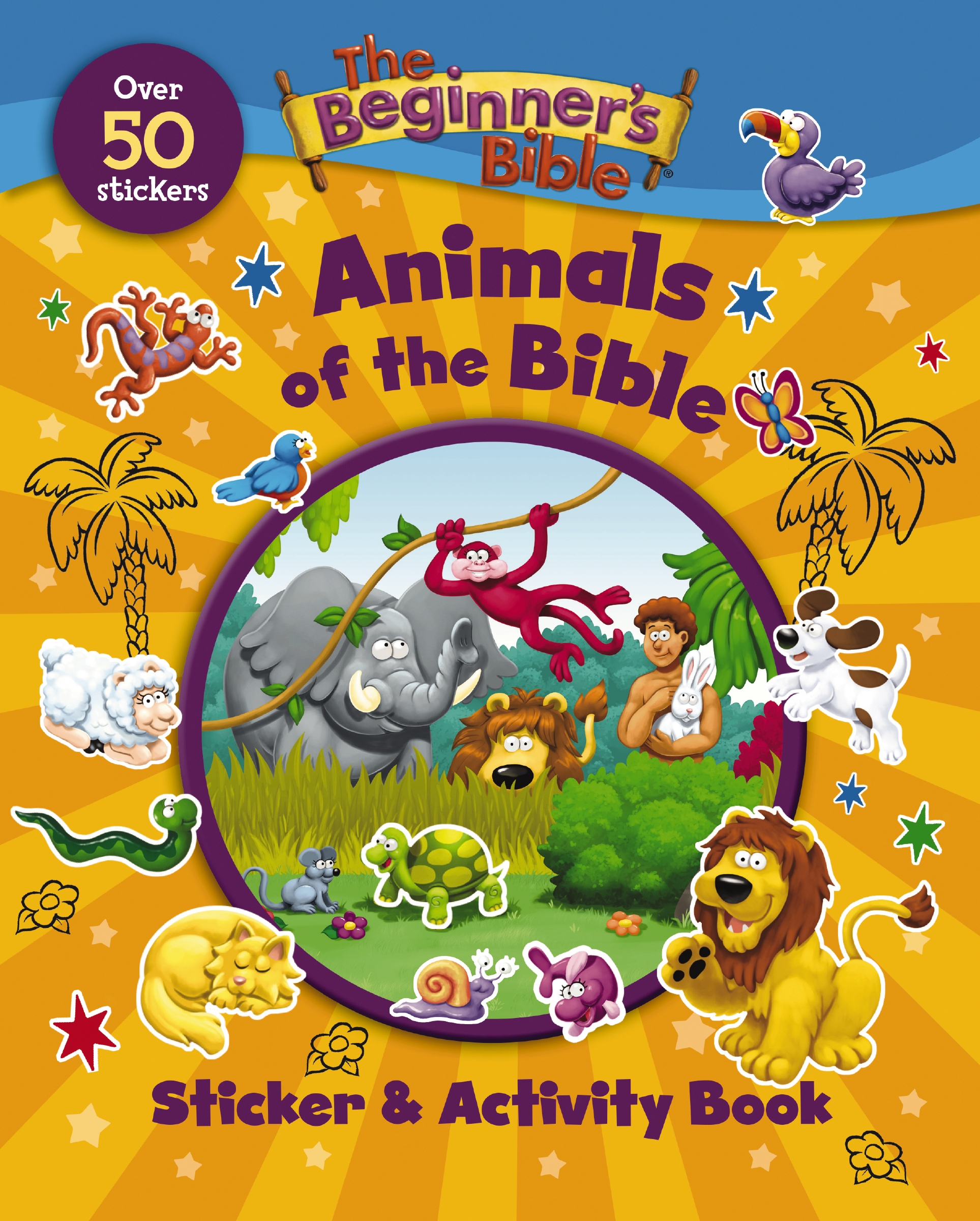 The Beginner's Bible Animals of the Bible Sticker and Activity Book by The Beginner's Bible