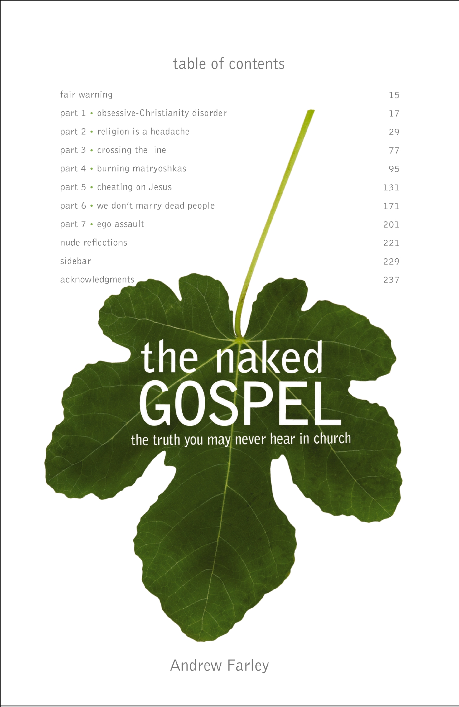 The Naked Gospel by Andrew Farley