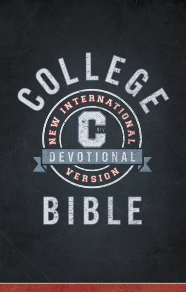 NIV, College Devotional Bible, Hardcover by Christopher D. Hudson
