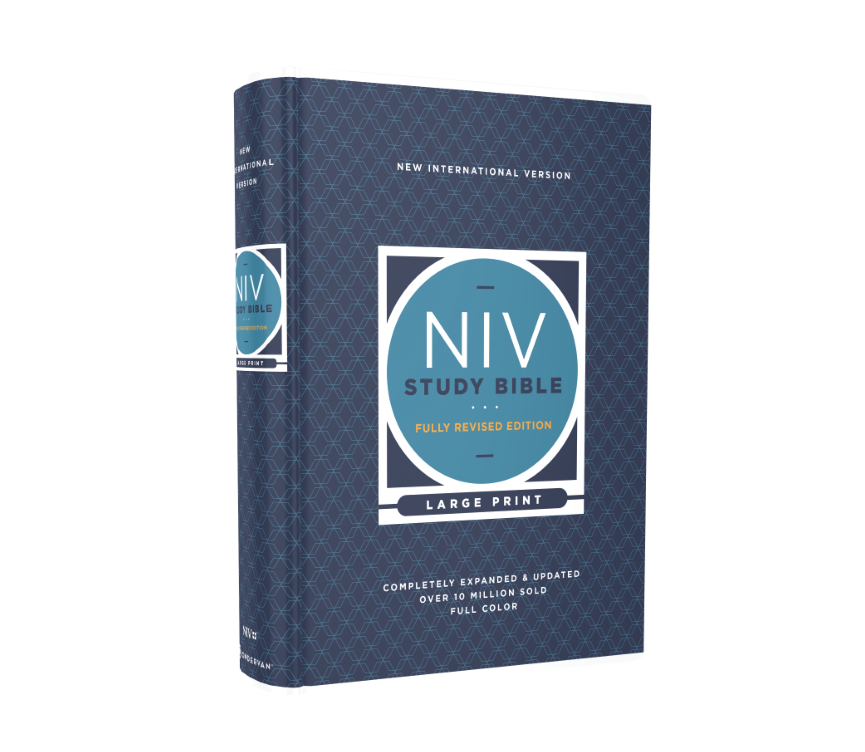NIV Study Bible, Fully Revised Edition (study Deeply. Believe Wholeheartedly.), Large Print, Hardcover, Red Letter, Comfort Print by Zondervan