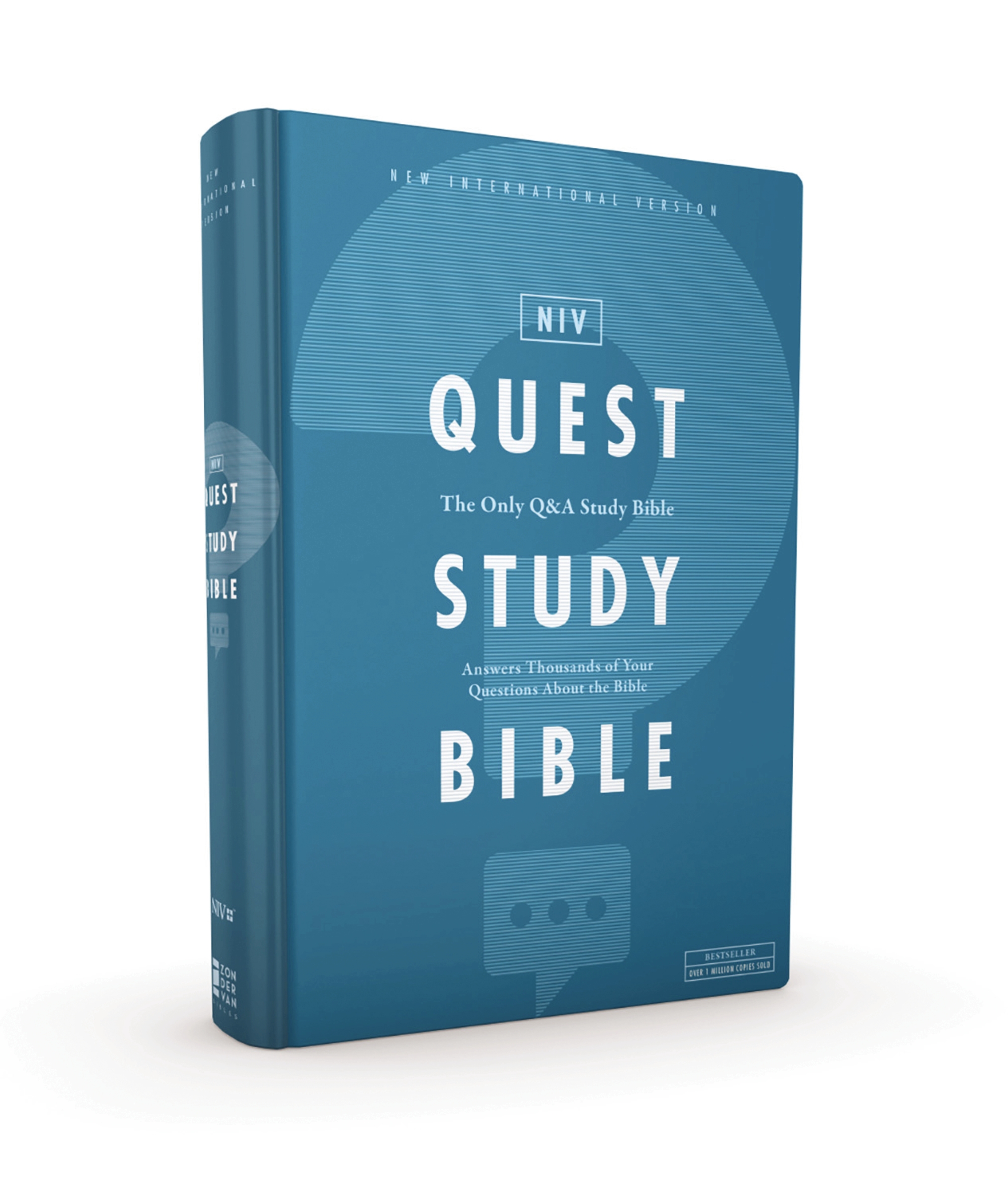 NIV, Quest Study Bible, Hardcover, Blue, Comfort Print by Zondervan