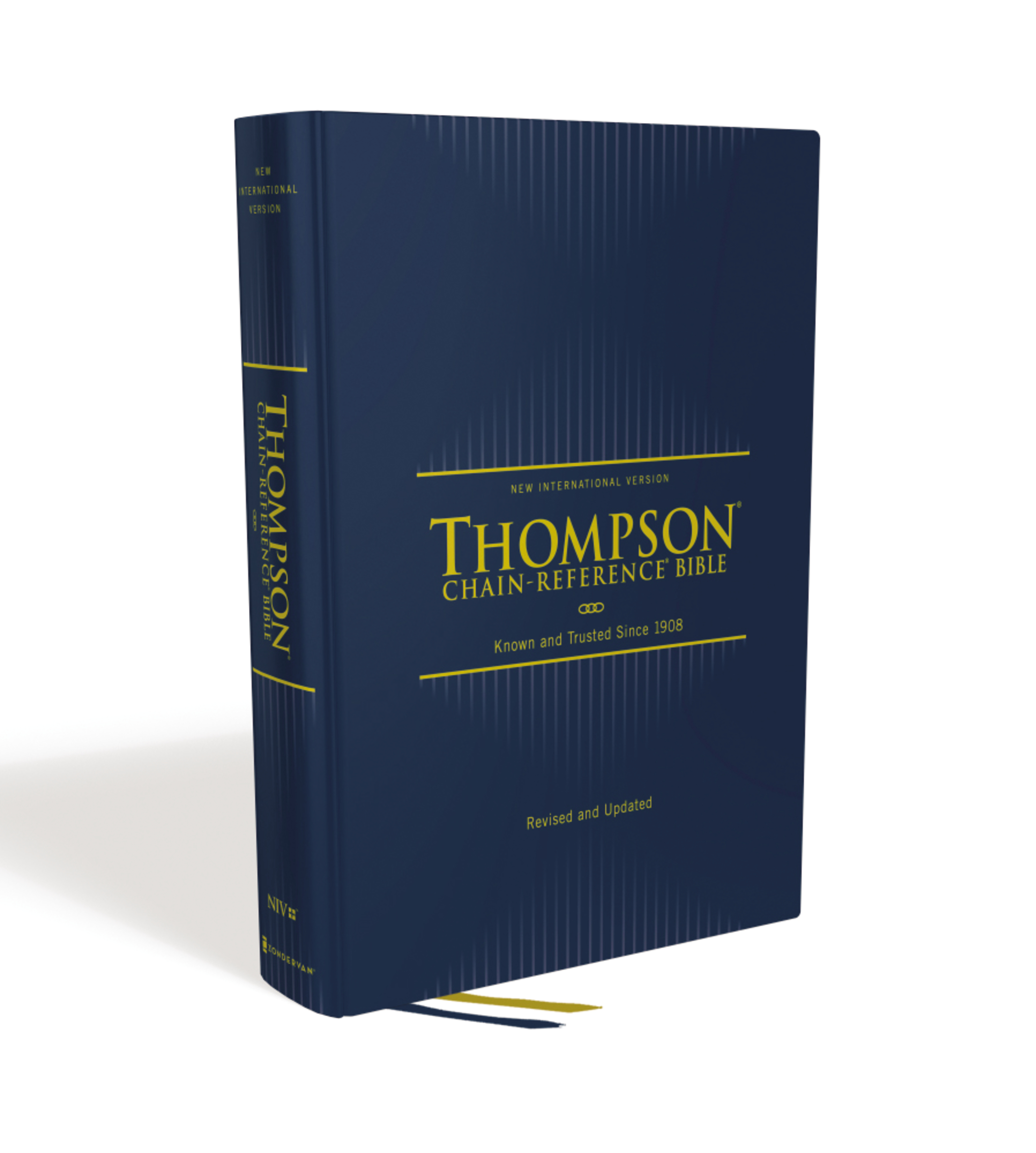 NIV, Thompson Chain-reference Bible, Hardcover, Navy, Red Letter, Comfort Print by Zondervan
