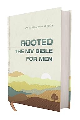 Rooted: the NIV Bible for Men, Hardcover, Cream, Comfort Print by Zondervan