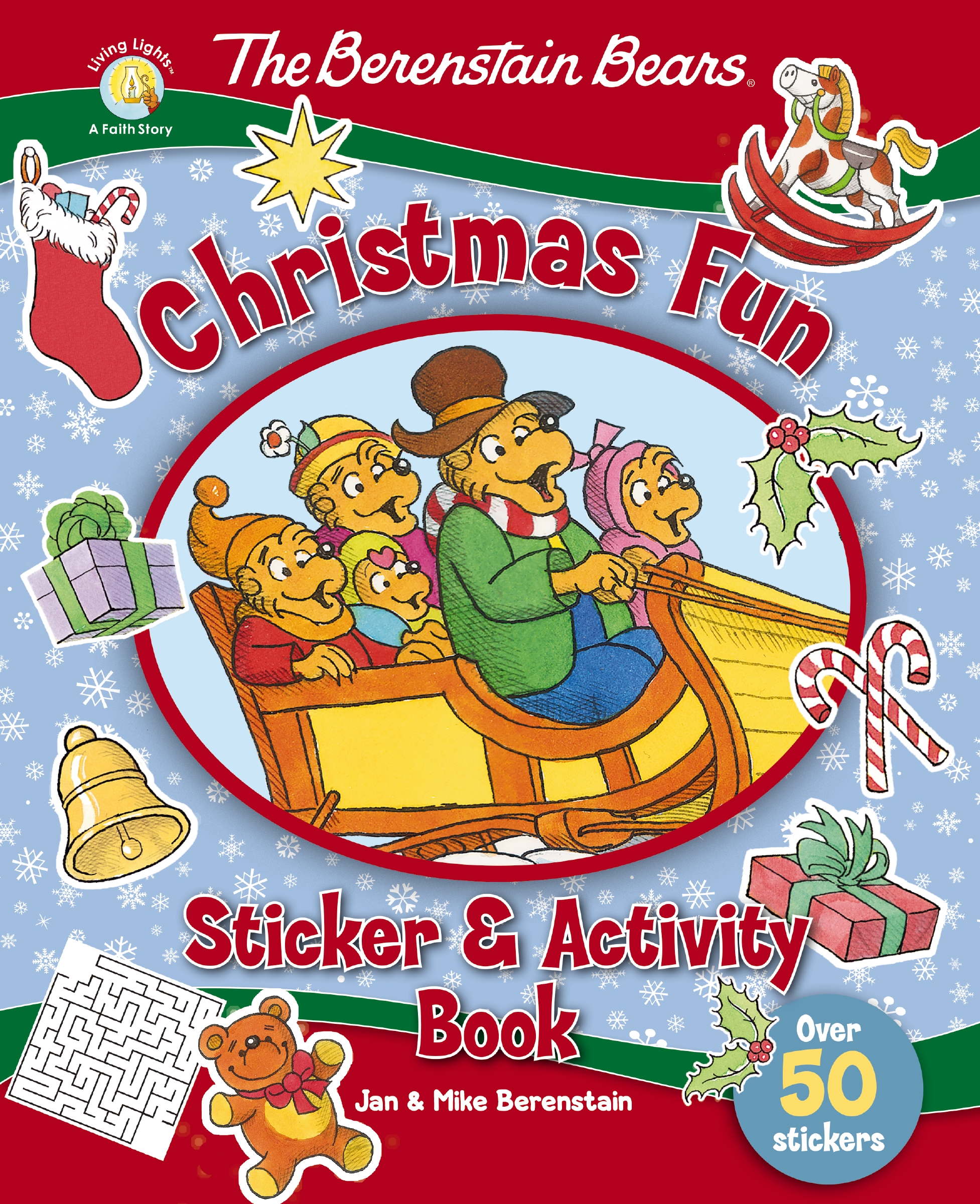 The Berenstain Bears Christmas Fun Sticker and Activity Book by Jan Berenstain