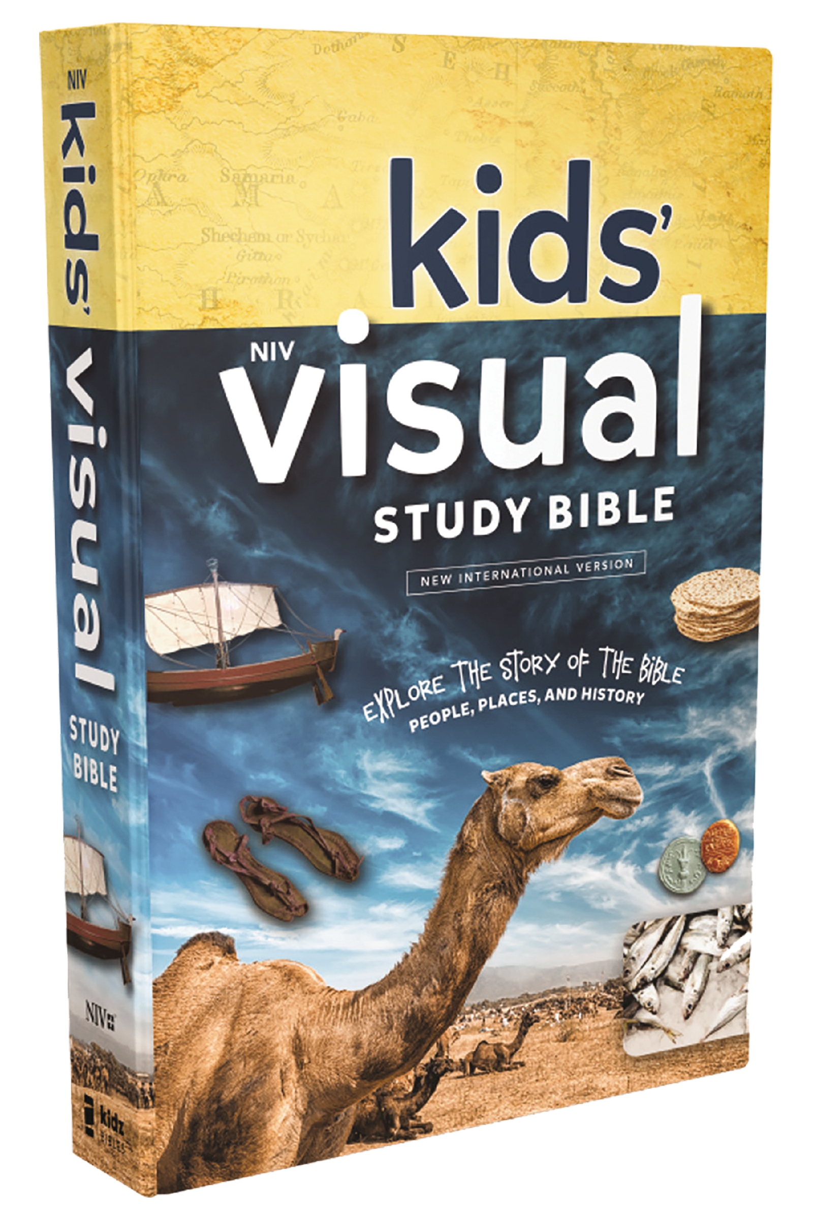 NIV, Kids' Visual Study Bible, Hardcover, Blue, Full Color Interior by Zondervan