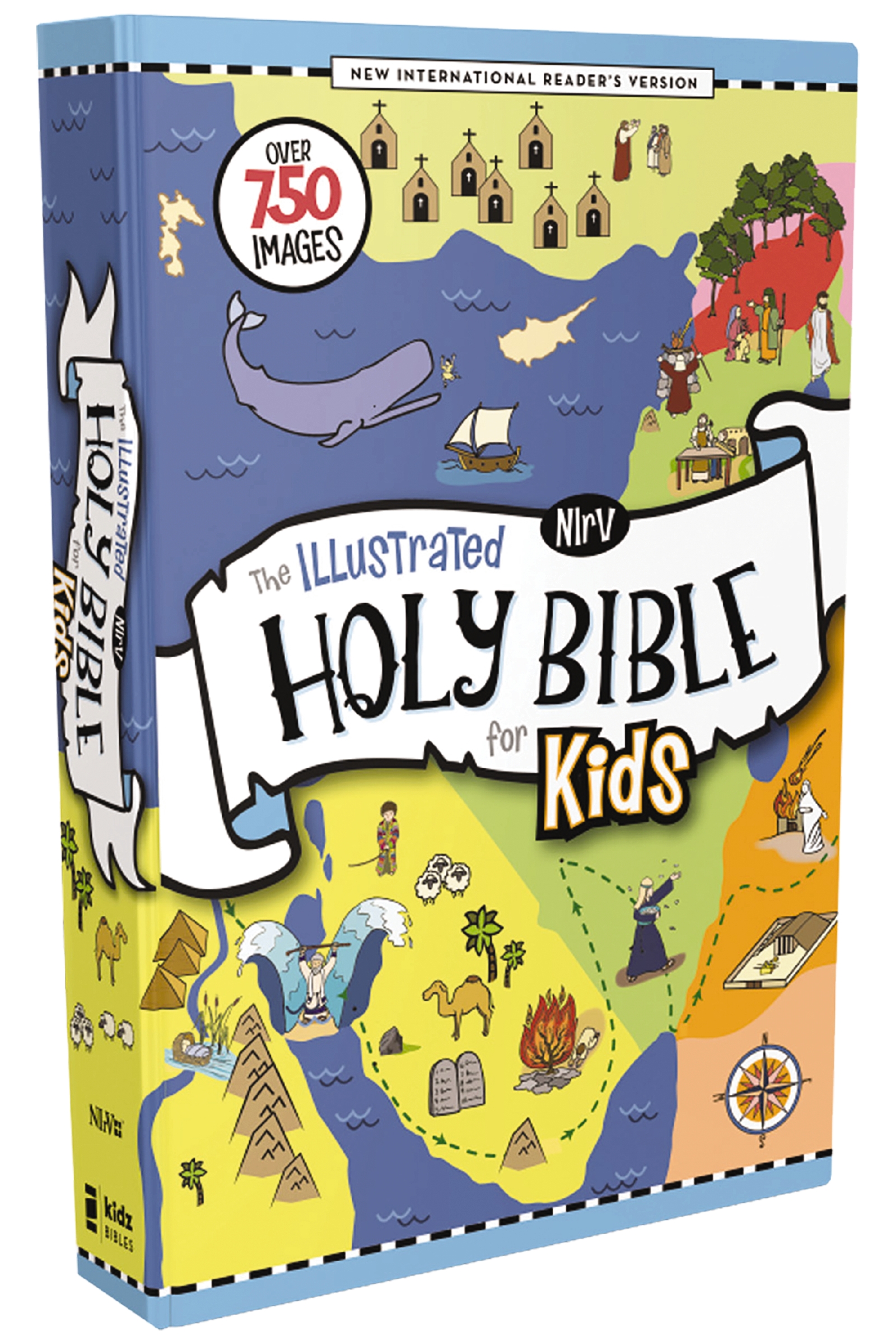 NIrV, the Illustrated Holy Bible for Kids, Hardcover, Full Color, Comfort Print by Zondervan