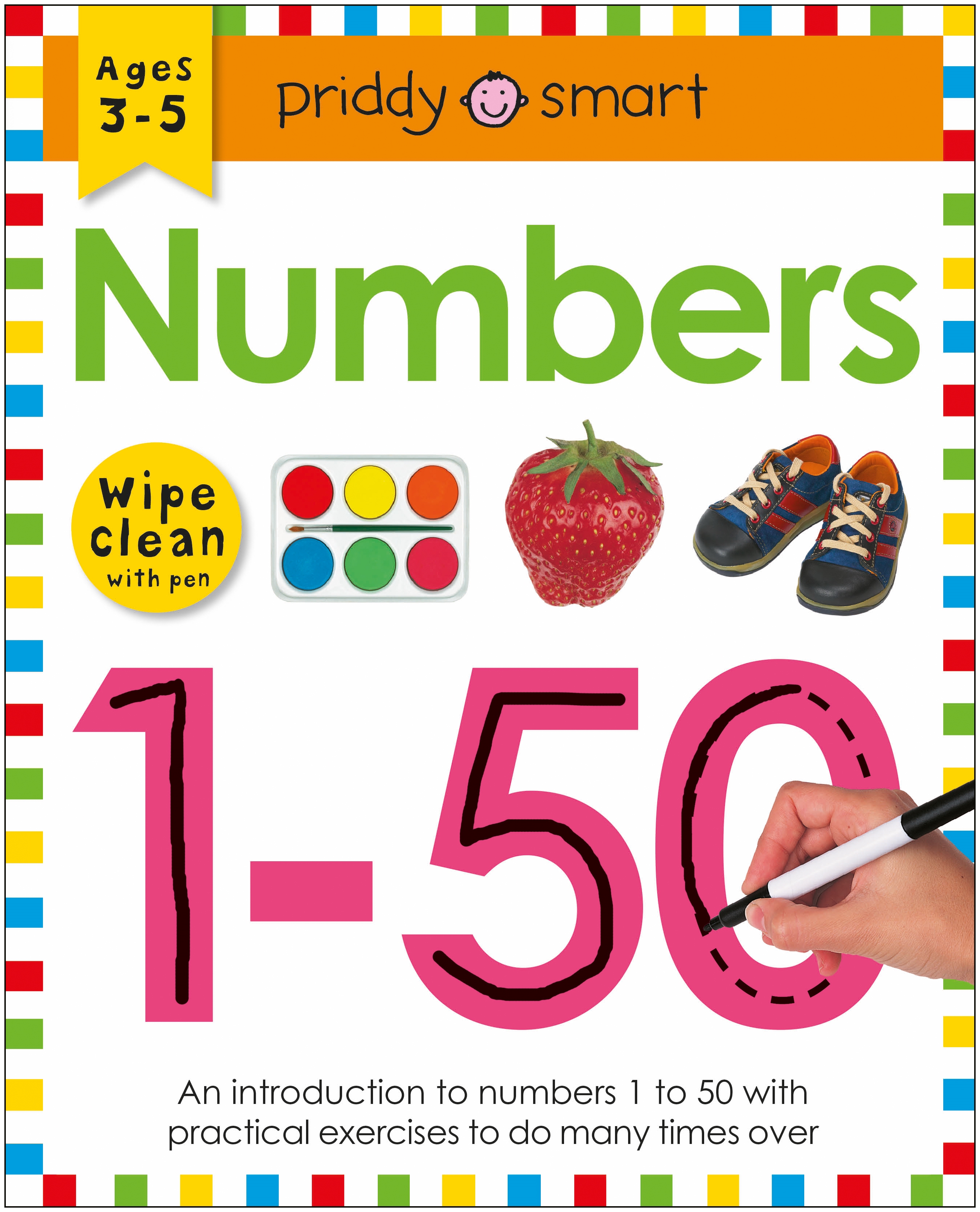 Numbers 1-50 (wipe Clean Workbook) by Roger Priddy