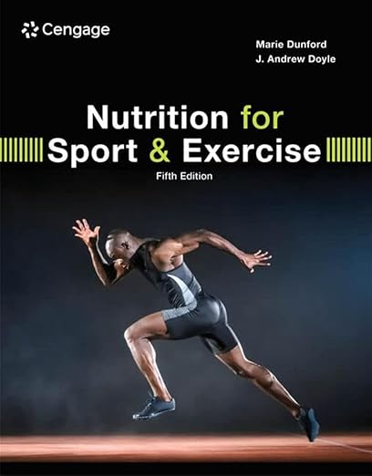 Nutrition for Sport and Exercise by Marie Dunford