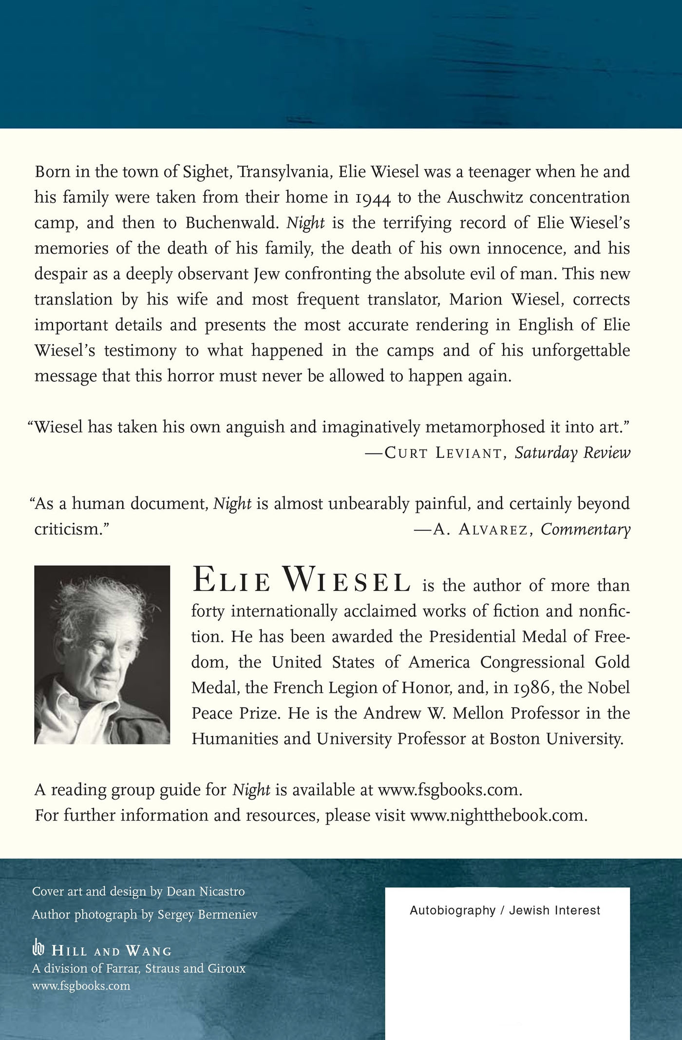 Night by Elie Wiesel