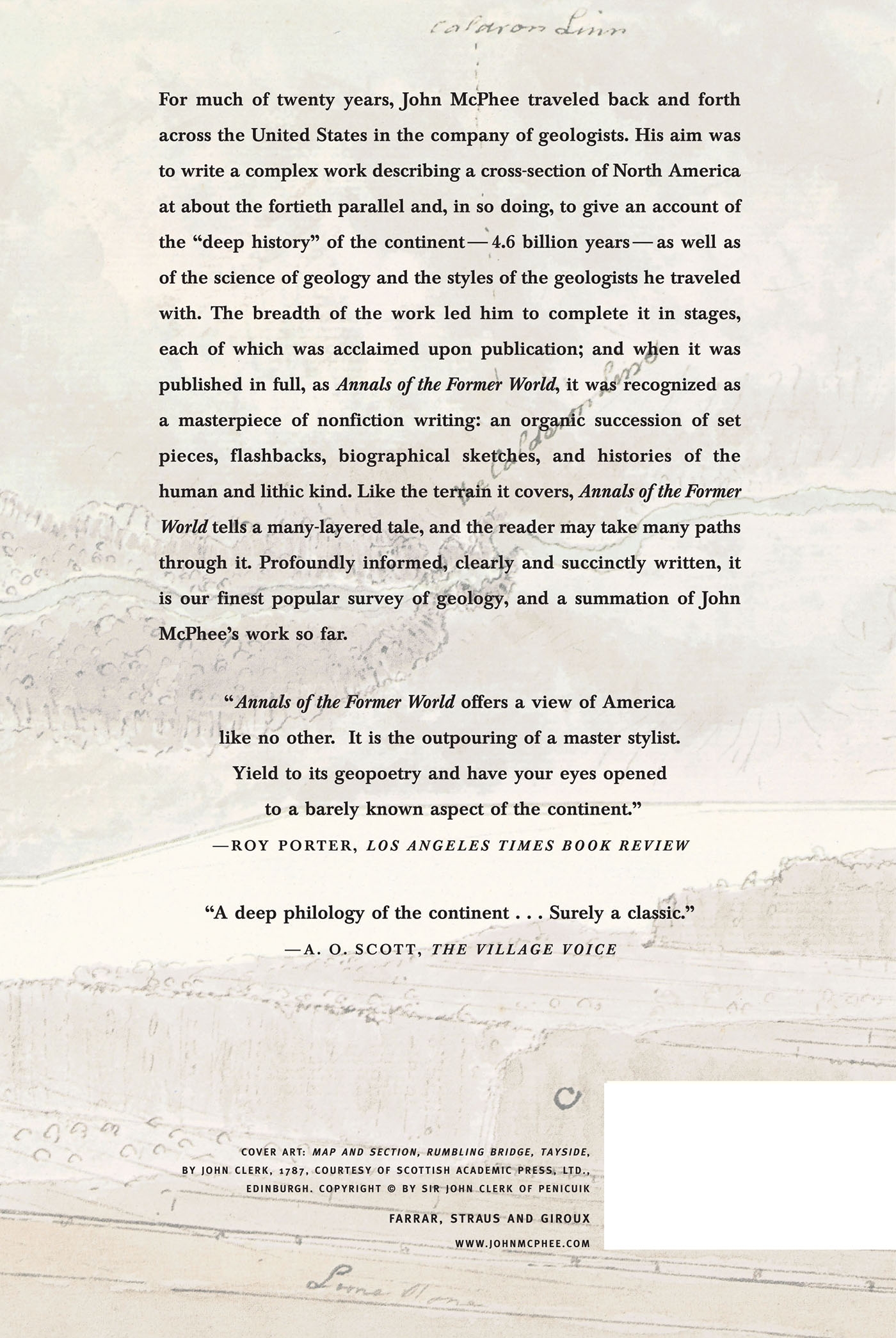 Annals of the Former World by John McPhee