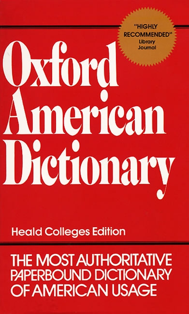Oxford American Dictionary by Eugene Ehrlich