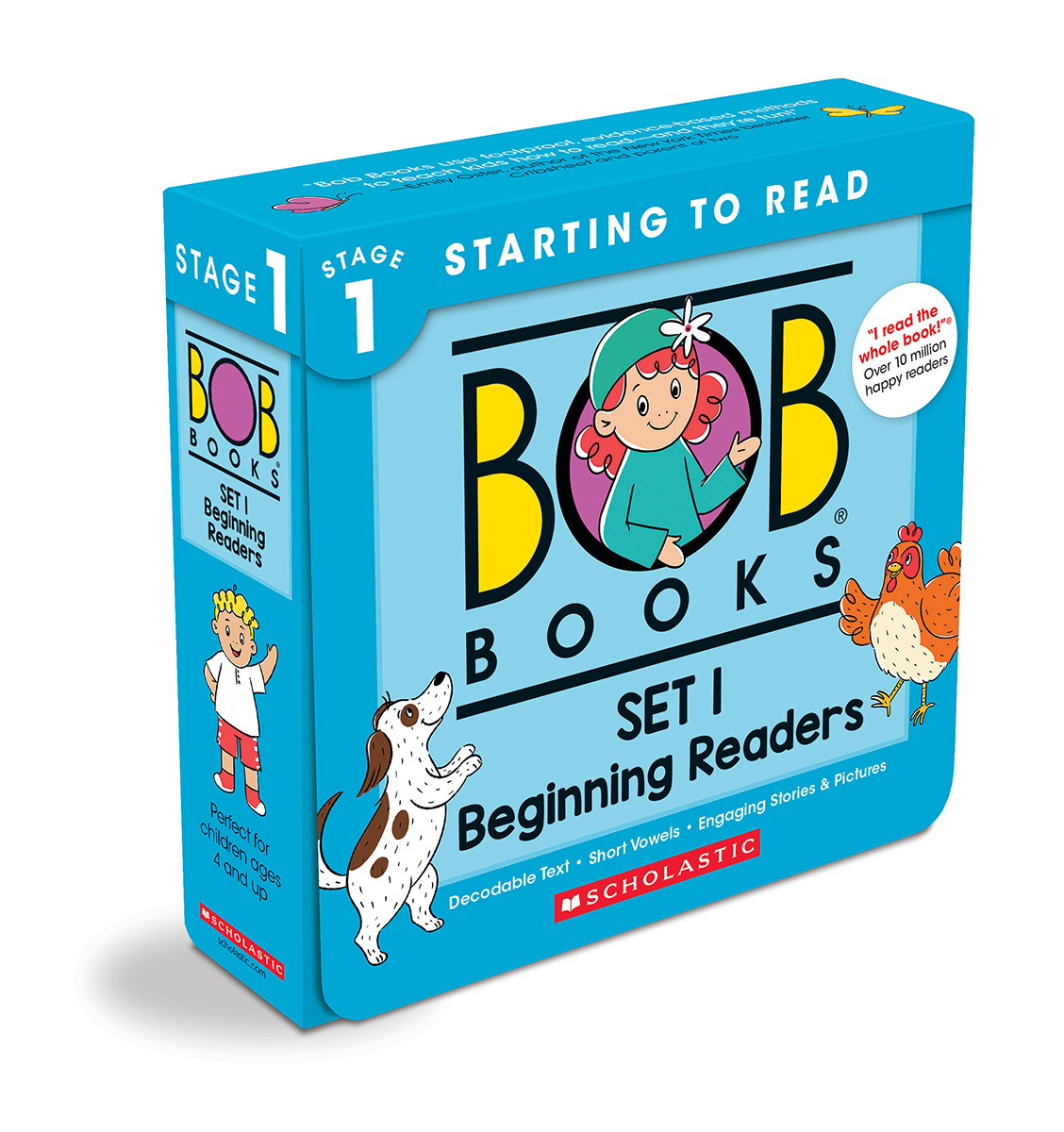 Bob Books - Set 1: Beginning Readers Box Set of 12 Paperbacks | Decodable Phonics Books, Ages 4 and Up, Kindergarten (stage 1: Starting to Read) by Bobby Lynn Maslen