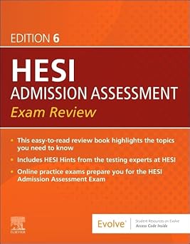 Admission Assessment Exam Review, 6e by HESI