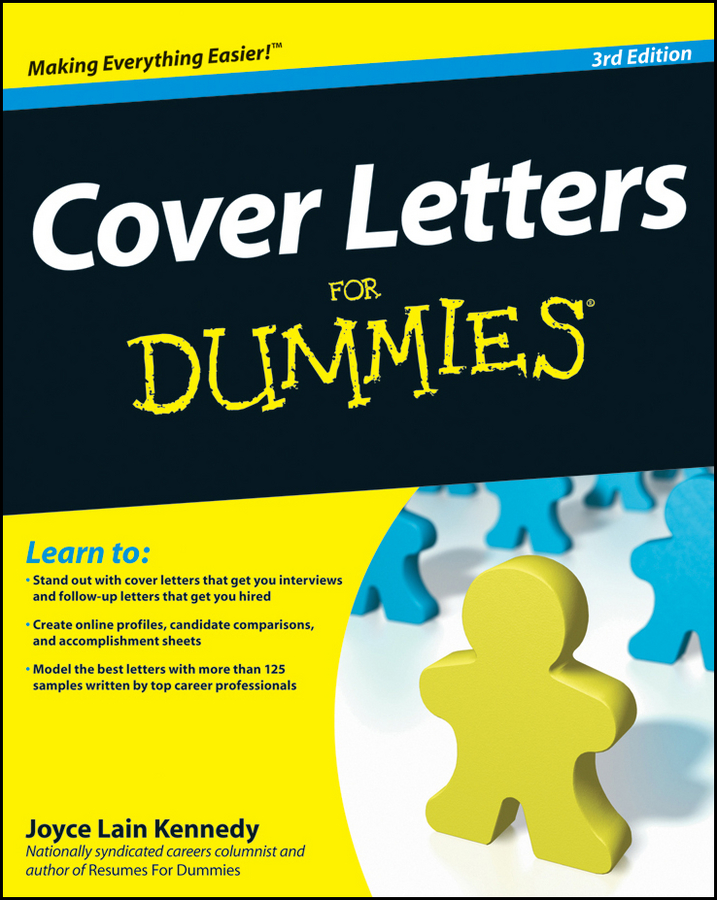 Cover Letters for Dummies by Joyce Lain Kennedy