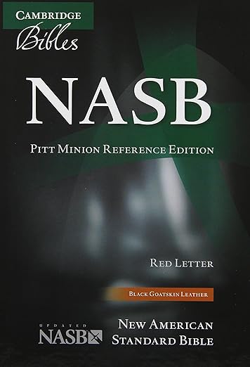 NASB Pitt Minion Reference Black Goatskin NS446XR by Baker Publishing Group