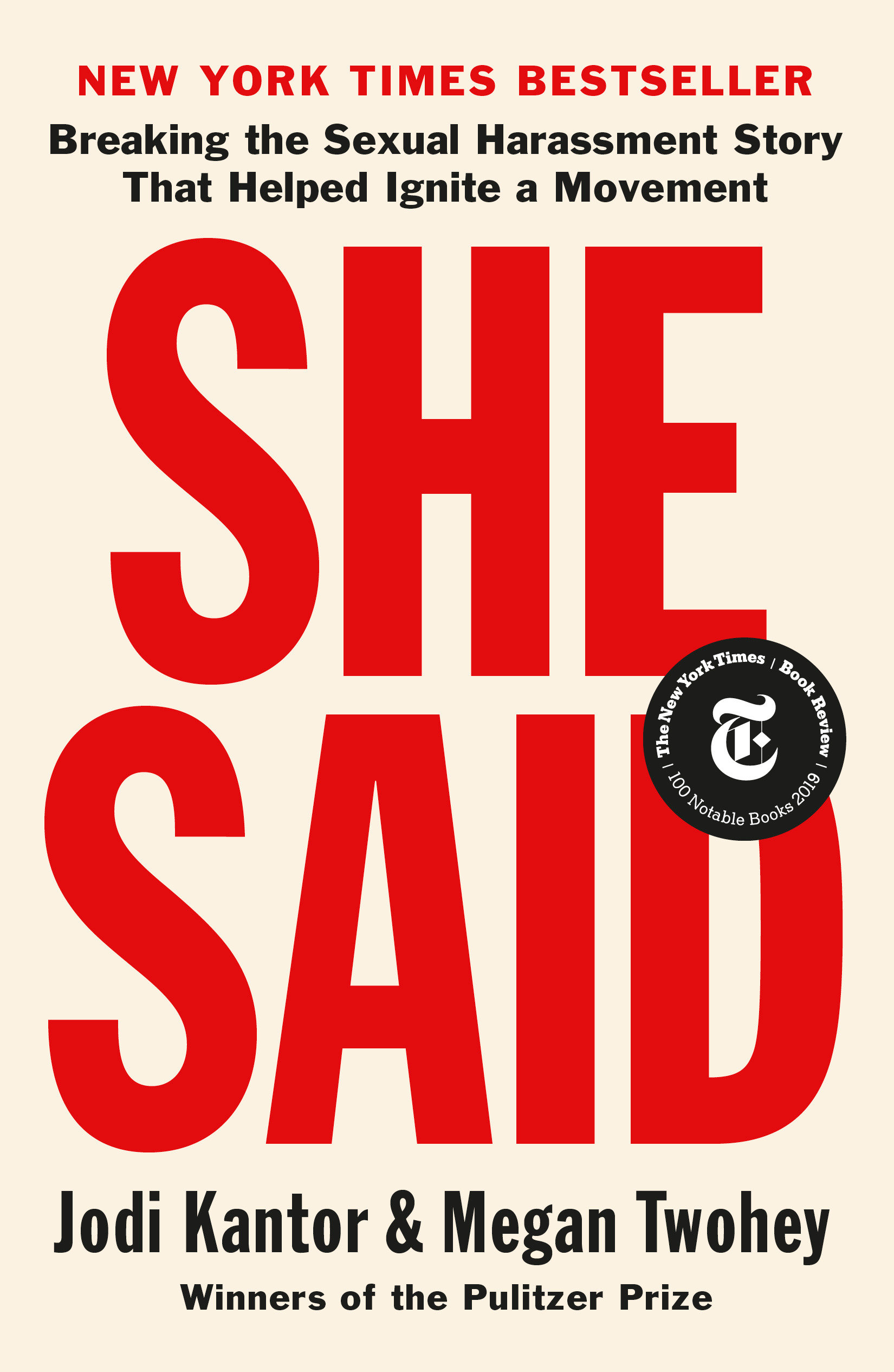 She Said by Jodi Kantor