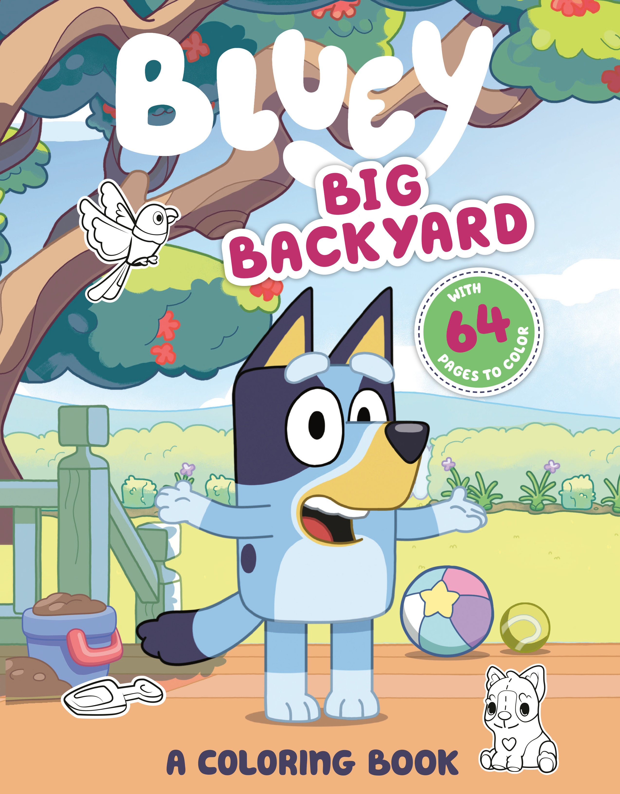 Bluey: Big Backyard: a Coloring Book by Penguin Young Readers Licenses