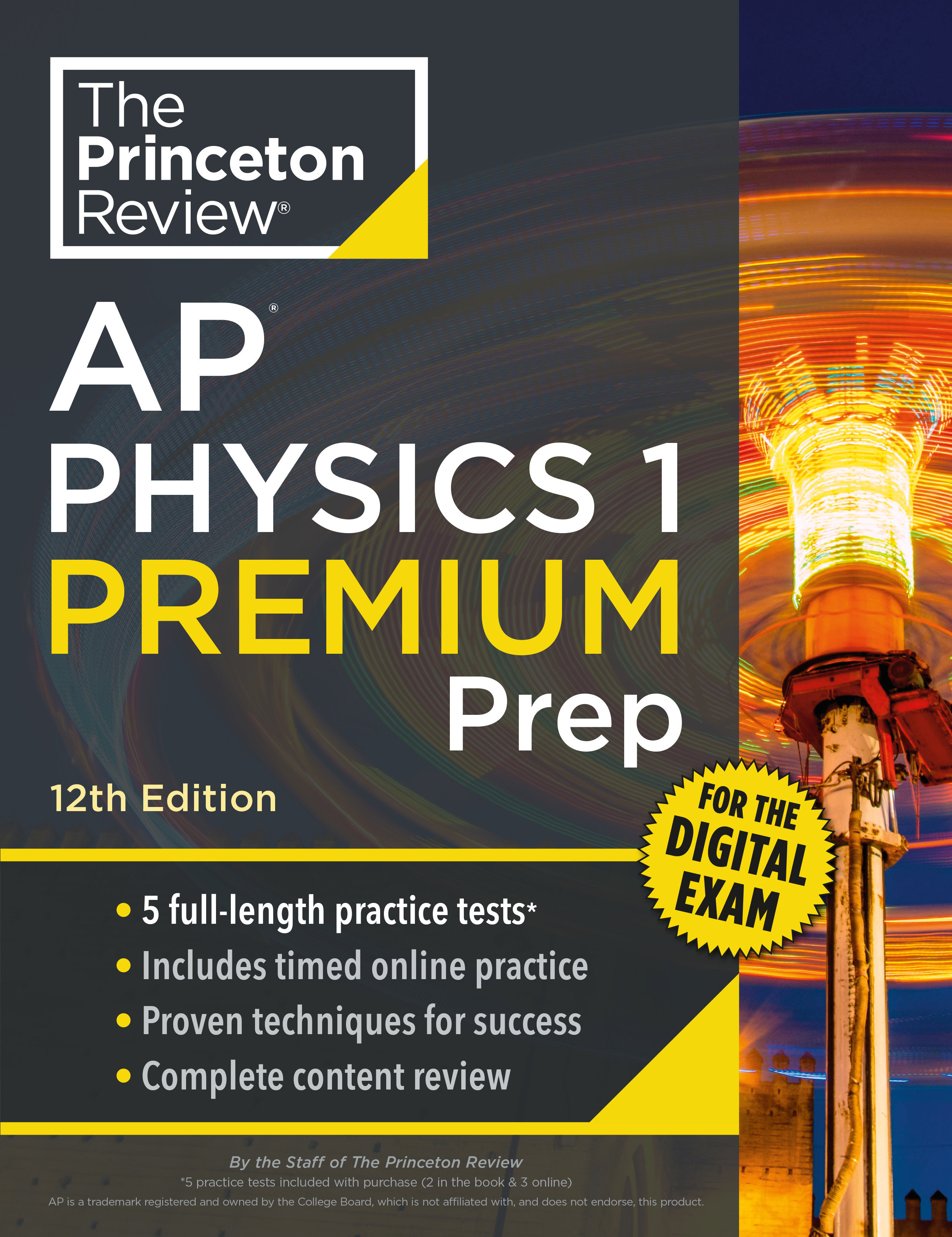 Princeton Review AP Physics 1 Premium Prep, 12th Edition by The Princeton Review