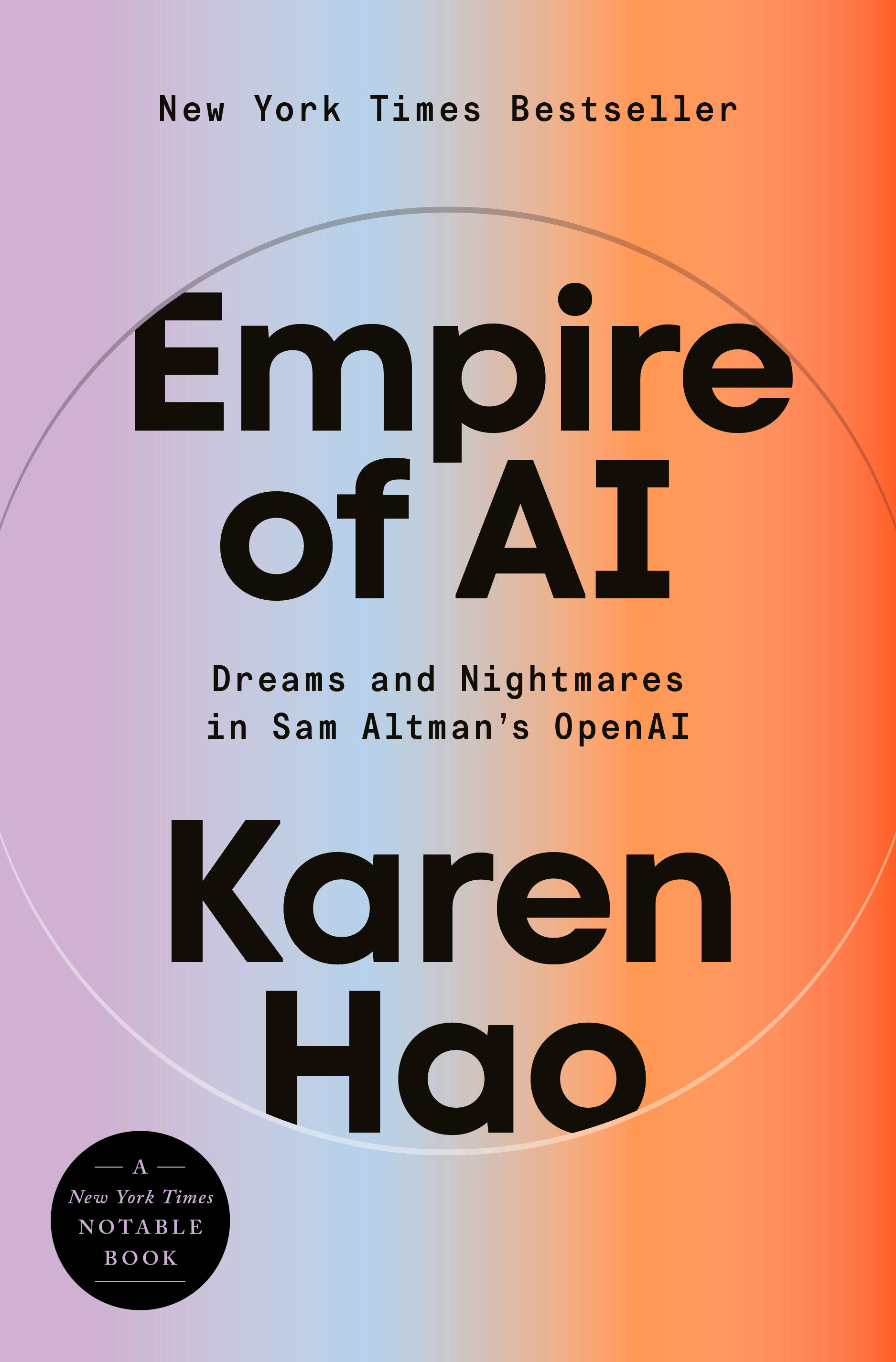 Empire of AI by Karen Hao