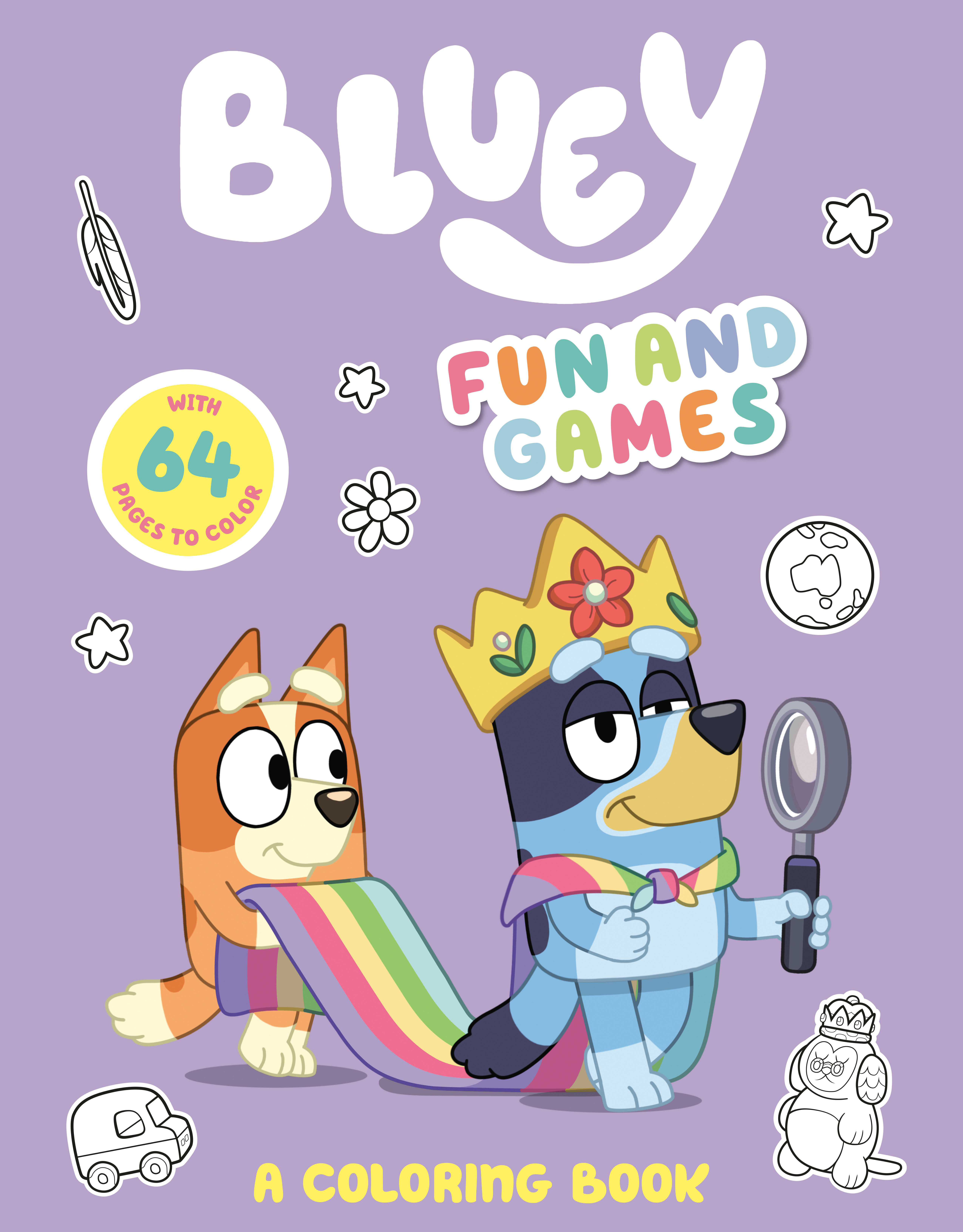 Bluey: Fun and Games: a Coloring Book