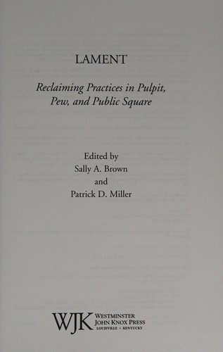 Lament by Sally A. Brown