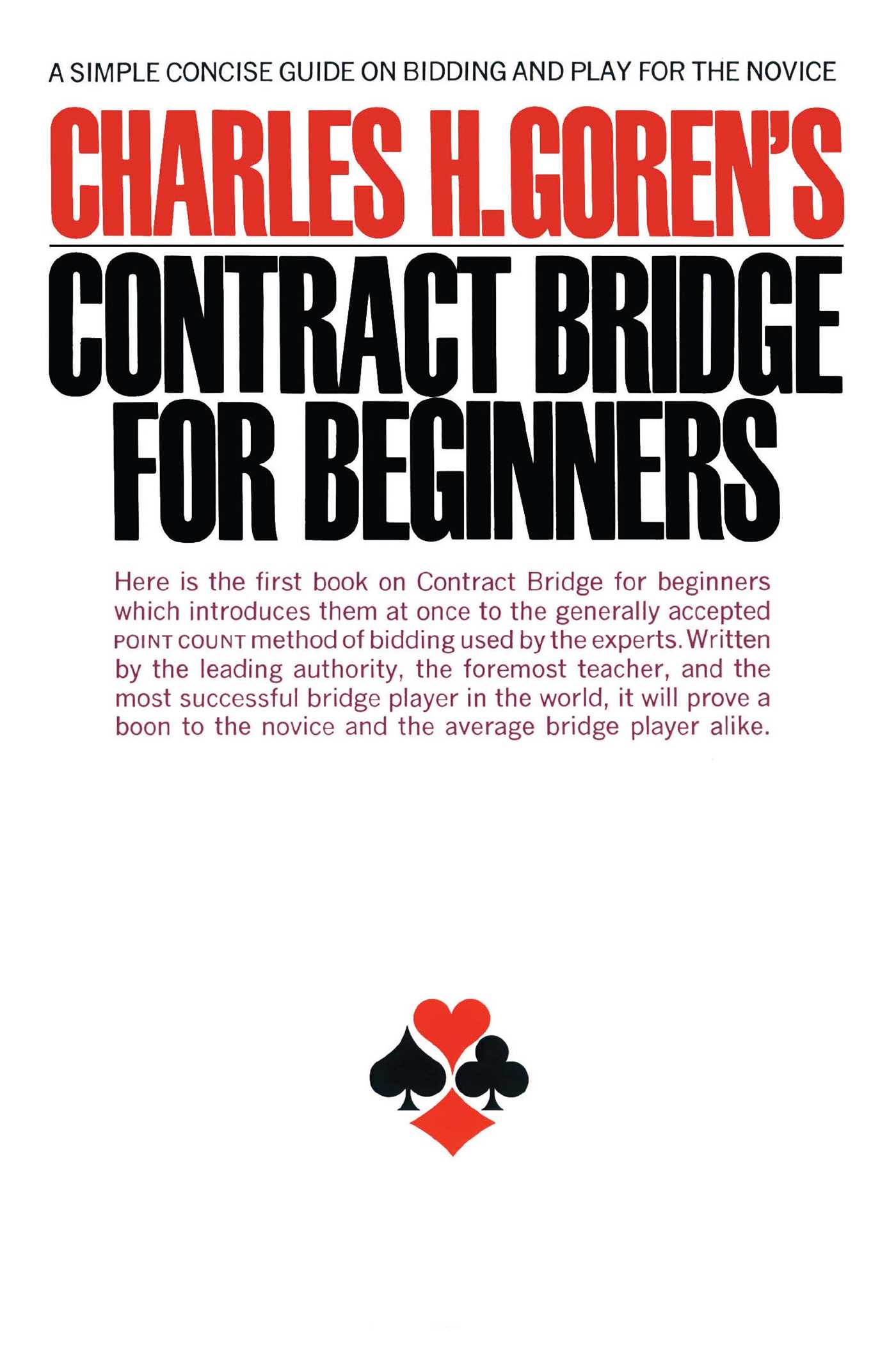 Contract Bridge for Beginners by Charles Goren