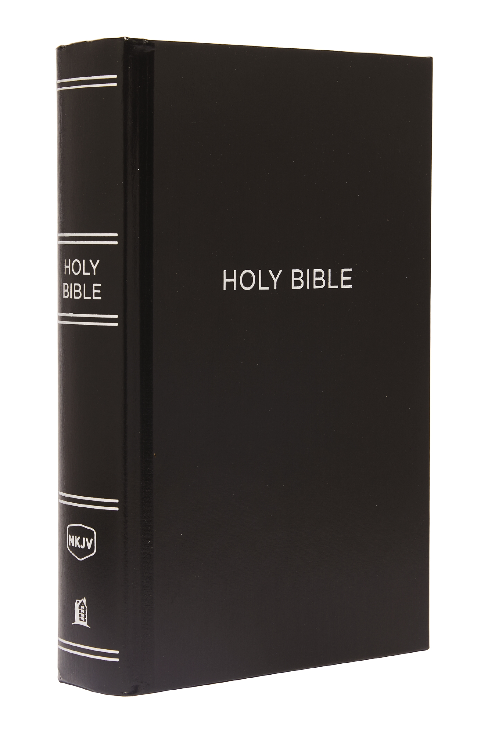 NKJV, Pew Bible, Large Print, Hardcover, Black, Red Letter, Comfort Print by Thomas Nelson