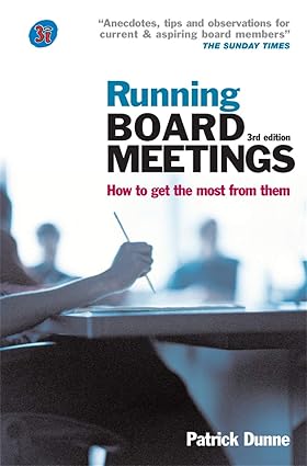 Running Board Meetings by Patrick Dunne