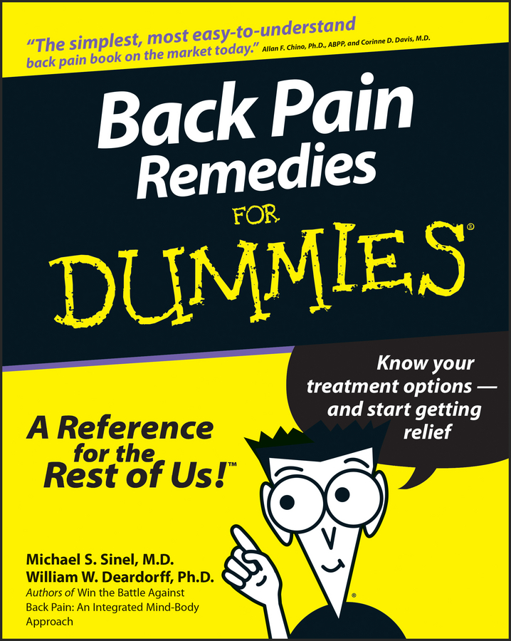 Back Pain Remedies for Dummies by Michael S. Sinel