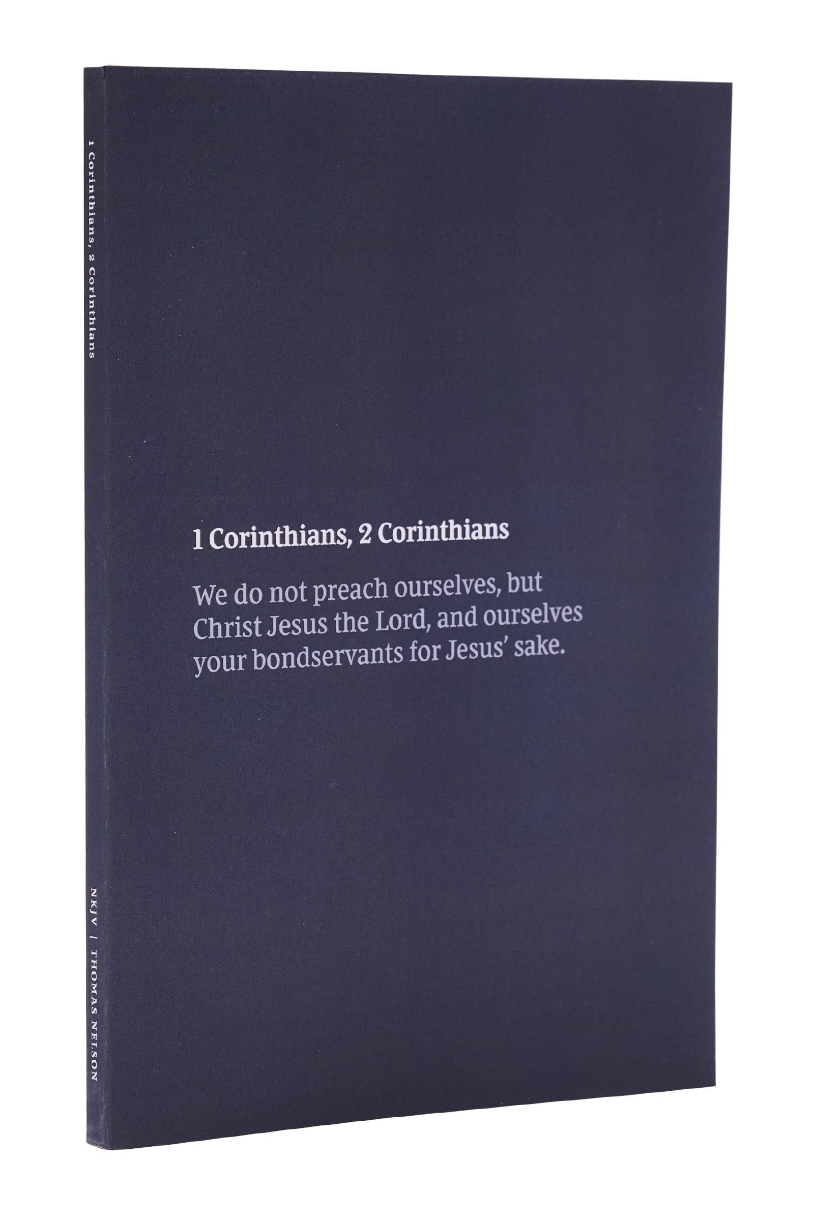 NKJV Bible Journal - 1-2 Corinthians, Paperback, Comfort Print by Thomas Nelson