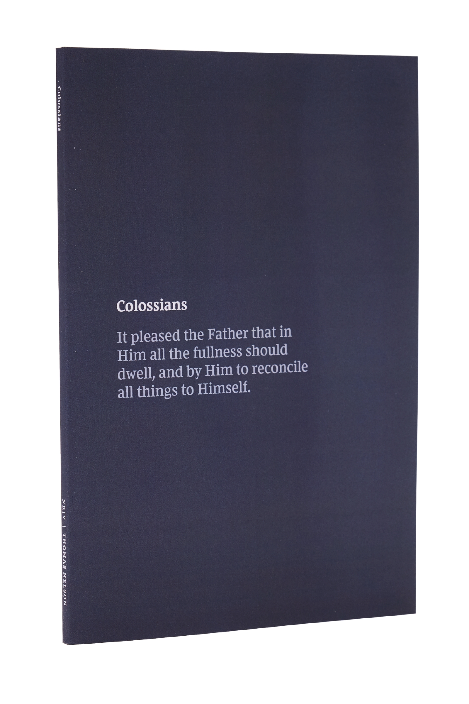 NKJV Bible Journal - Colossians, Paperback, Comfort Print by Thomas Nelson