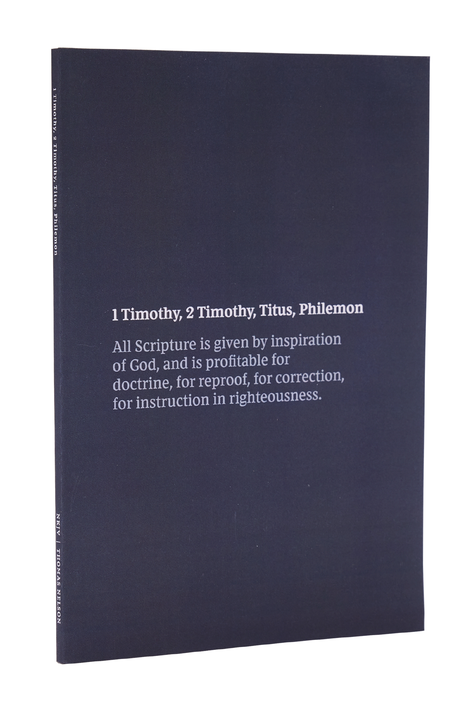 NKJV Bible Journal - 1-2 Timothy, Titus, Philemon, Paperback, Comfort Print by Thomas Nelson