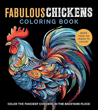 Fabulous Chickens Coloring Book by Editors of Chartwell Books