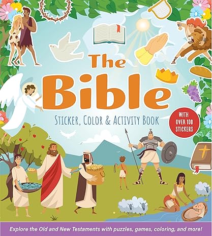 The Bible Sticker, Color & Activity Book by Editors of Chartwell Books