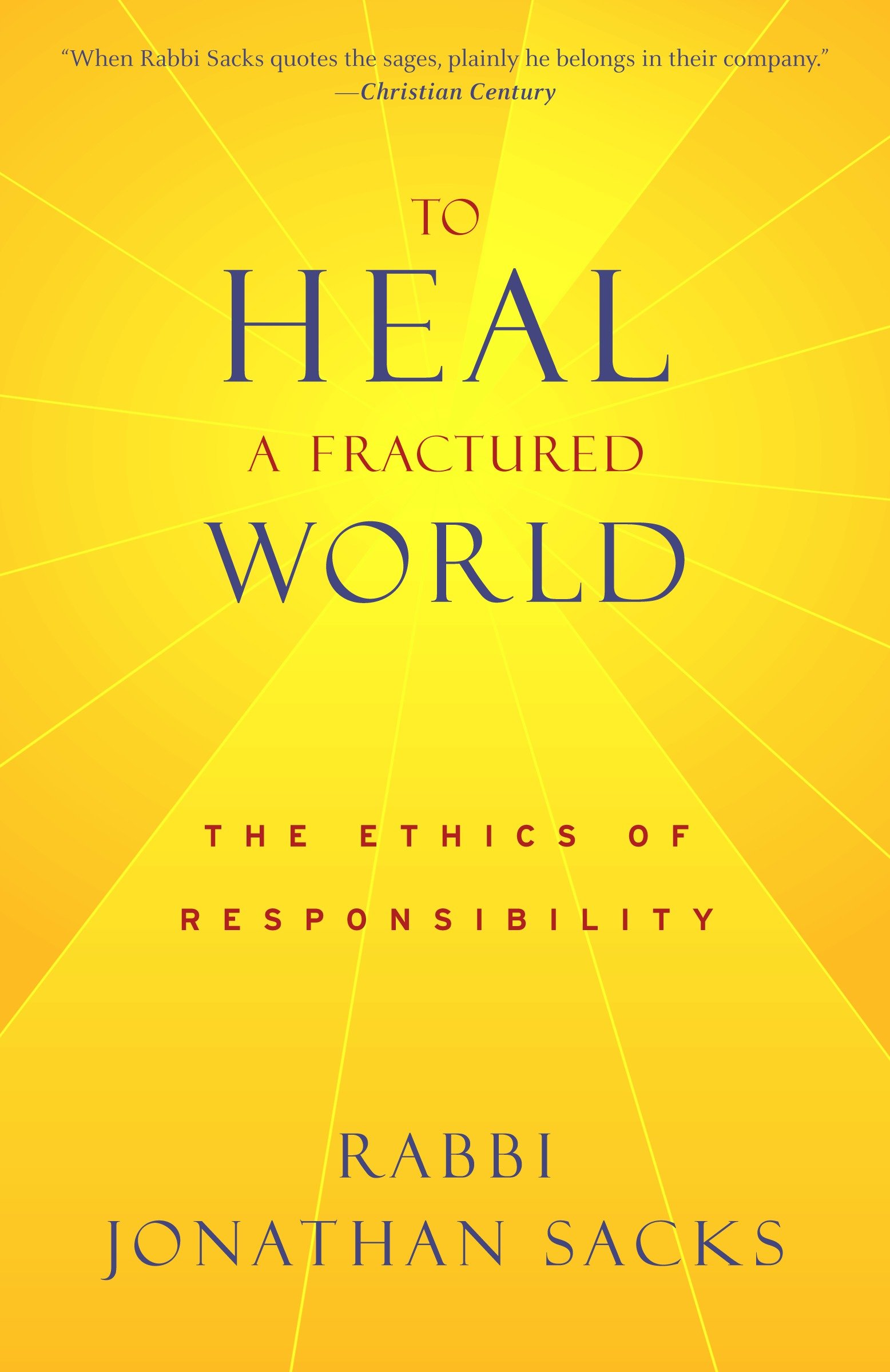 To Heal a Fractured World by Jonathan Sacks