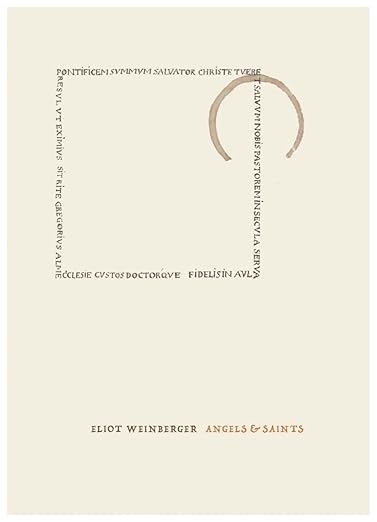 Angels & Saints by Eliot Weinberger