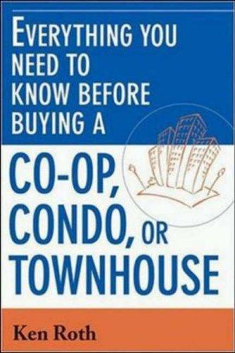 Everything You Need to Know Before Buying a Co-op,condo, or Townhouse by Ken Roth