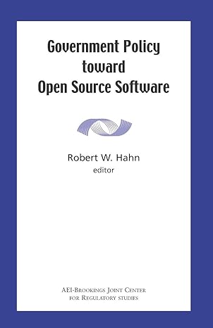 Government Policy Toward Open Source Software