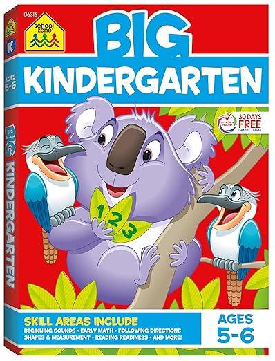 Big Kindergarten Workbook by School Zone