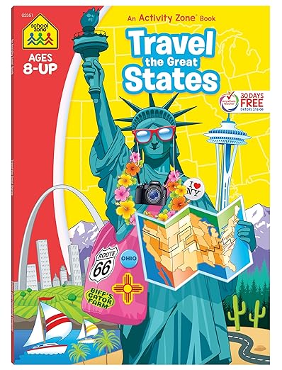 Travel the Great States by School Zone